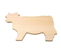 Wooden World - Tagliere di legno per tagliare, servire antipasti o decorare la cucina - a forma di mucca