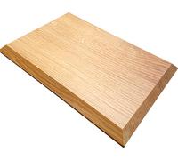 Wooden World - Tagliere e tagliere in legno di quercia - 30 x 20 cm