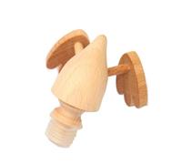 Wooden World - Tappo per Bottiglia di Vino in Stile Moderno - Tappo per Vino/Tappo Riutilizzabile - a Forma di Anatra
