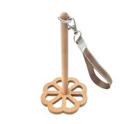 Wooden Wrist Yarn Hanger - Small Yarn Control Tool, Secure Ball Support Device, Crochet Supply With Comfortable Strap | Craft Workshop Activity, Knitting Pattern Creation, Travel Friendly Stitching