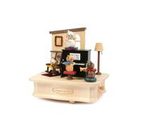 Wooderful Life Carillon cat play piano - s Carillon cat play piano - s