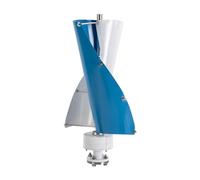 WooDerson Generatore di turbine eoliche da 100 W, con controller, silenzioso, generatore di turbine eoliche da 12 V/24 V (bianco e blu, 12 V)