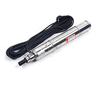 WooDerson Pompa per pozzi profondi, 0,33 Hp, 220 V, 250 W, pompa sommersa 1600 l/h, con cavo da 20 m, altezza massima di mandata 80 m, diametro della fontana applicabile ≥ 10,16 cm