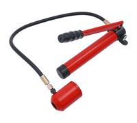 WooDerson Set di perforatrici idrauliche manuali con 6 timbri, 1/2", 3/4", 1", 1-1/4", 1-1/2", 2", 22,5 mm, 61,5 mm, set di perforatrici idrauliche (rosso)
