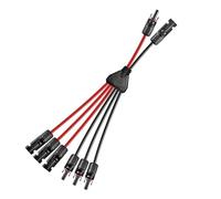 WOODGUILIN 2Y6 - Cavo solare a Y, 6 mm², connettore a Y da 2 a 6 Y, connettore a Y, spina 2Y6, per pannelli solari (Y 2-6)