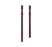 Woodi WI-921W WI-922W - Fischietti irlandesi in legno, chiave di Do e fischietto in peltro ABS, confezione da 2