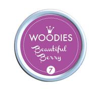 Woodies Inchiostro a Base Dye Latta Beautiful Berry, Acrilico, Multicolore, 3 Pezzi