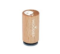 Woodies Mini Timbro balaine, Legno, 1,5 x 1,5 x 3 cm