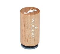 Woodies Mini Timbro Cavalluccio Marino, Legno, 1,5 x 1,5 x 3 cm