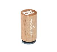 Woodies Mini Timbro Regalo, Legno, 1,5 x 1,5 x 3 cm