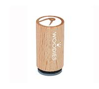 Woodies WM0609 Mini Timbro Cigogne, Legno, 1.5 x 1.5 x 3 cm