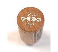 Woodies WM1001 Mini tampone BonBon, Legno, 1,5 x 1,5 x 3 cm