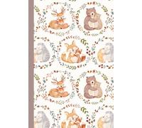 Woodland Animal Cuddles: A Hand-Painted Journal for Moms and Animal Lovers