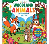 Woodland Animals Coloring Book: Woodland Animals Coloring Book for Kids Ages 4-6: