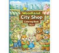 Woodland City Shops Coloring Book: McRabbit