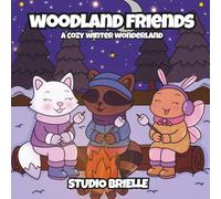 Woodland Friends: Christmas & Winter Colouring Book for Adults, Cute Animals, Cozy Forest Scenes & Festive Fun