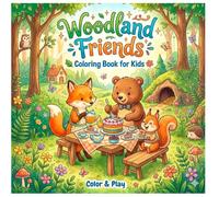 Woodland Friends: Coloring Books for Kids