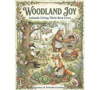 Woodland Joy: Animals Living Their Best Lives: 40 Illustrations with Full-Color Reference Pages, Detailed Woodland Animals