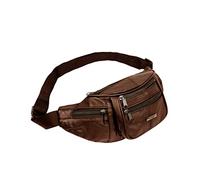 Woodland Leather Marsupio in vera pelle impermeabile, multiuso per donne e uomini, come cintura per i soldi da viaggio, vacanze, passeggiate con il cane, alla moda e impermeabile