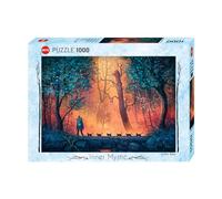 Heye Verlag Puzzle classico Woodland March, 1000 pezzi, verde teal/turchese, 300319