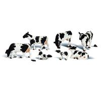 Woodland Scenics A2724 - Holstein Mucche & Calf's Set (7 Mucche) Scala O - T48