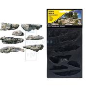 WOODLAND SCENICS C1233 - Embankments Rock Mold stampo per realizzare rocce.