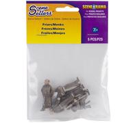 Woodland Scenics Deko-Set für Freunde, Mönche, 6 Stück