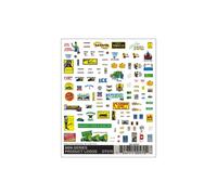 Woodland Scenics Dry Transfer Decals Mini Series Product Logos