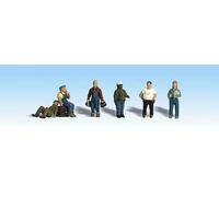 Woodland Scenics HO Scale Scenic Accents Figures/People Set Factory Workers (6)