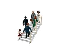Woodland Scenics HO Scale Scenic Accents Figures/People Set Taking Stairs (6)