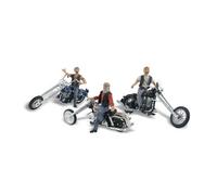 Woodland Scenics Scala H0 / HO "Biker Treff" Con Figure AS5554
