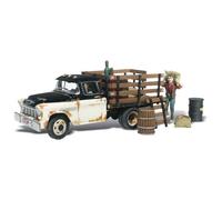 Woodland Scenics Scala H0/Ho " Henry Con Seinem Marktwagen " Incl. Accessori