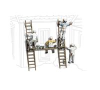 Woodland Scenics Scala H0 / HO "Pittore Con Ponteggio" A1890