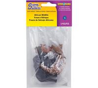 Woodland Scenics Scene Setters Figurines, African Wildlife, 5/Pack