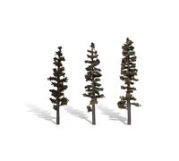Woodland Scenics TR3562 Standing Timber Trees 6"- 7" (3), TR3562