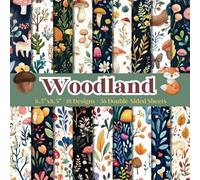 Woodland Scrapbook Paper Craft Pad: 18 Adorable Designs 36 Double-Side Sheets Printed on 8.5"x8.5" Scrapbooking Paper. Perfect for Card Making, ... Media, Home Decor, Gift Wrapping & More!