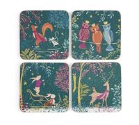 Woodland Tales - Set di 4 sottobicchieri