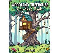 Woodland Tree House Coloring Book Vol1