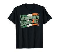 Woodlawn Bronx New York Irlanda Pride San Patrizio Irlandese Maglietta