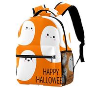 woodlogic Zaino con smorfia di Halloween per ragazze e ragazzi la scuola