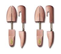 Woodlore Women's Shoe Trees (2 paia) Combination, Aromatic Cedar Wood, made USA, cedro, Medium Fits Sizes 8-9.5