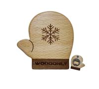 WOODONLY Apribottiglie in Legno 'La mano dell'amore' con Magnete - Regali di Natale, Compleanno, Regali di San Valentino per Uomo, Marito, Fidanzato (legno di faggio)