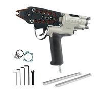 WOODPECKER BWG12 - Pinza pneumatica per anelli di maiale, diametro da 1,7 mm a 2,1 mm, per reggiature, recinzioni, gabbie