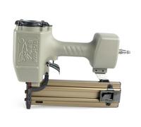 Woodpecker Chiodatrice a T per calcestruzzo resistente, calibro 14, chiodi a T da 18-64 mm, pistola per unghie pneumatica a T, chiodatrice per finitura per chiodatura di mattoni di cemento, battiscopa