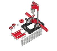 Woodpeckers AutoAngle - Guida per trapano, Deluxe, la guida per trapano portatile definitiva, foratura angolata da verticale a 40°