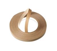 WoodPress 22mm di Quercia Reale Preincollato Nastro per Bordatura dell'Impiallacciatura - 50m Rotolo per il Commercio Qualità Superiore - Ferro su legno per Facile Applicazione Fai-da-Te