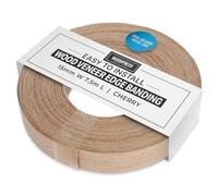 WoodPress® Bordo da stiro in vero legno di ciliegio da 15 mm - rotolo da 7,5 m - nastro preincollato per una facile applicazione fai da te - coprirà il bordo di un pannello MDF standard