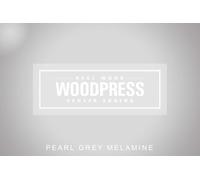 WoodPress® Bordo in melamina grigio perlato da 40 mm, nastro per impiallacciatura pre-incollato - rotolo da 7,5 m - stirare per una facile applicazione fai da te
