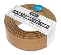 WoodPress® Bordo in melamina in faggio da 30 mm, nastro pre-incollato, rotolo da 7,5 m, termoadesivo per una facile applicazione fai da te - coprirà il bordo di un pannello standard in MDF