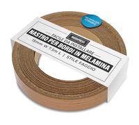 WoodPress® Bordo in melamina laminata in faggio da 15mm, nastro pre-incollato, rotolo da 7,5 m, termoadesivo per una facile applicazione fai da te - coprirà il bordo di un pannello MDF standard